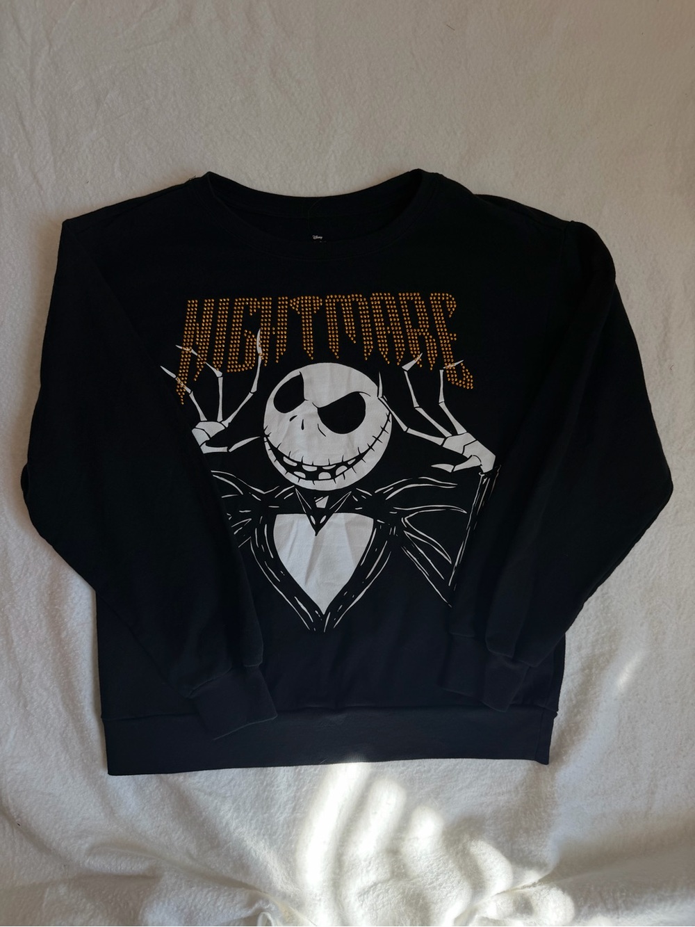 Women’s Black Jack Skellington Crewneck Sweater size L